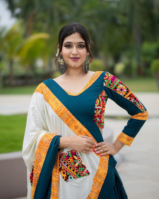 Soft Butter Silk Chaniya Choli Fancy Digital Print With Real Mirror Work for Traditional Wear