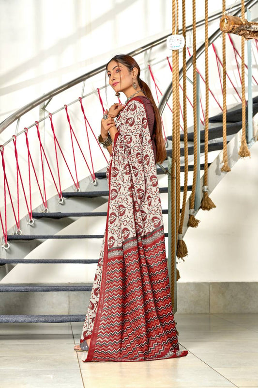 Designer Soft Cotton Saree