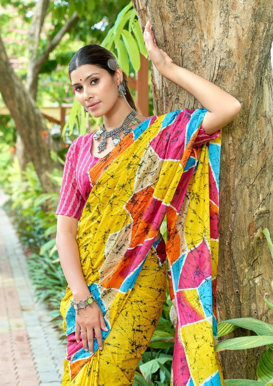 Designer Soft Cotton Saree